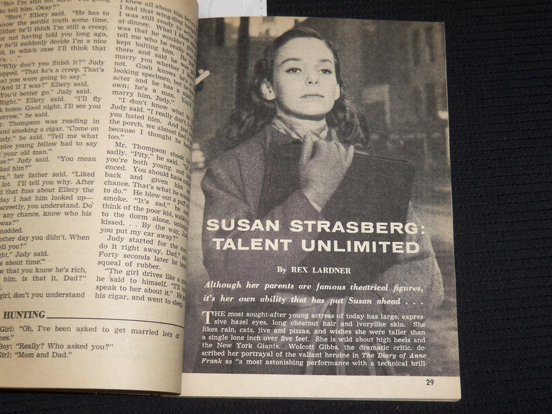 1957 SEPTEMBER COMPACT DIGEST MAGAZINE - SUSAN STRASBERG COVER - SP 4862J