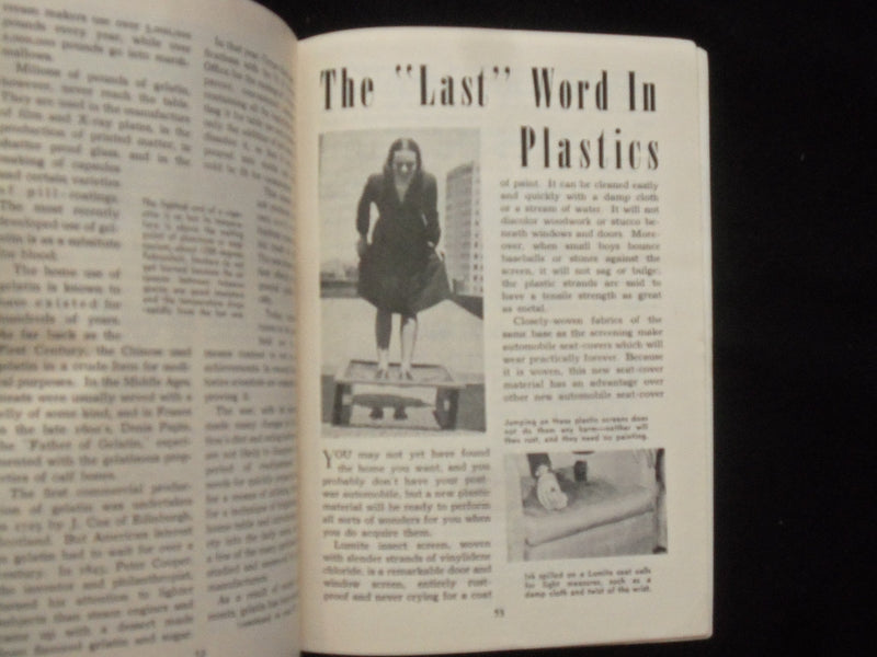 1946 JUNE SCIENCE PICTORIAL MAGAZINE - J 9953