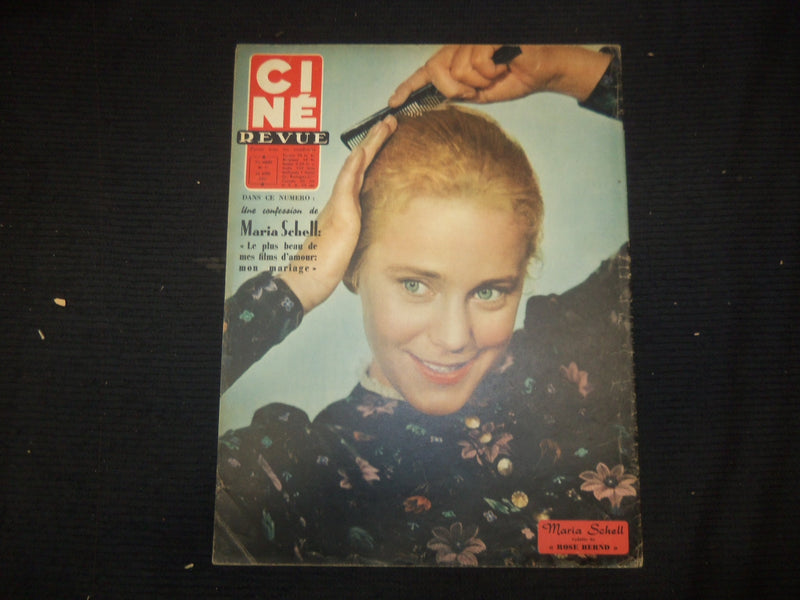 1957 APRIL 26 CINE REVUE FRENCH MAGAZINE - GARY COOPER COVER - E 24725