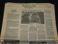 1981 JANUARY 20 NEW YORK TIMES NEWSPAPER - REAGAN INAUGURATION DAY - NP 4921
