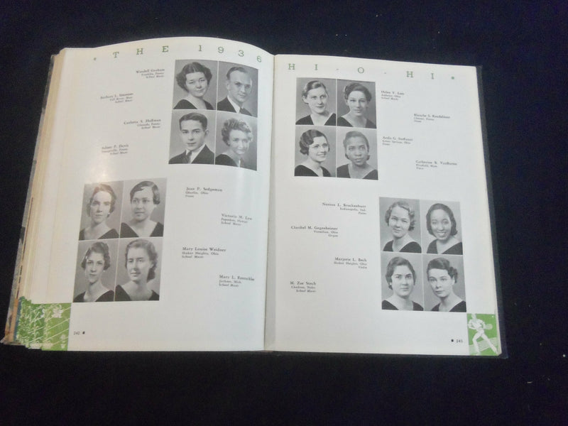 1936 THE HIOHI OBERLIN COLLEGE YEARBOOK - OBERLIN, OHIO - YB 2810