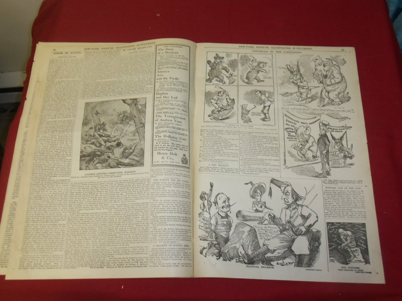1904 JULY 3 NEW YORK TRIBUNE ILLUSTRATED SUPPLEMENT NEWSPAPER - JULY 4 - NP 3660