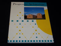 1985 APRIL PROGRESSIVE ARCHITECTURE MAGAZINE - PELLI AT RICE COVER - E 4135
