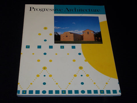 1985 APRIL PROGRESSIVE ARCHITECTURE MAGAZINE - PELLI AT RICE COVER - E 4135