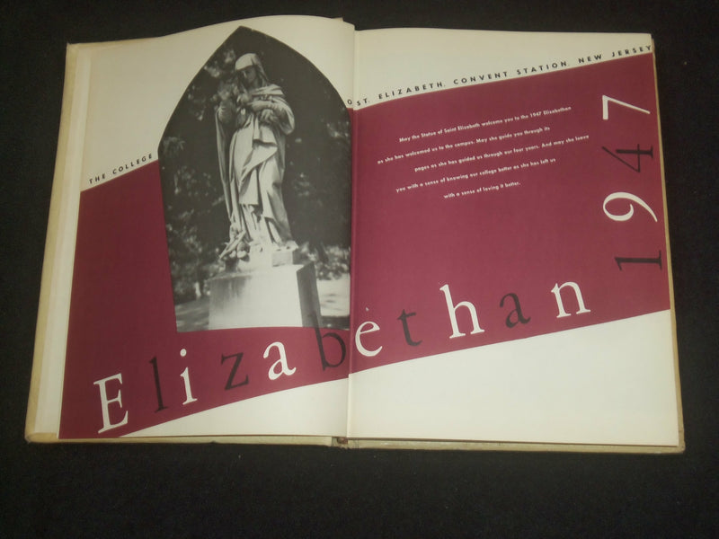 1947 COLLEGE OF ST. ELIZABETH YEARBOOK - MORRISTON, NEW JERSEY - YB 2200