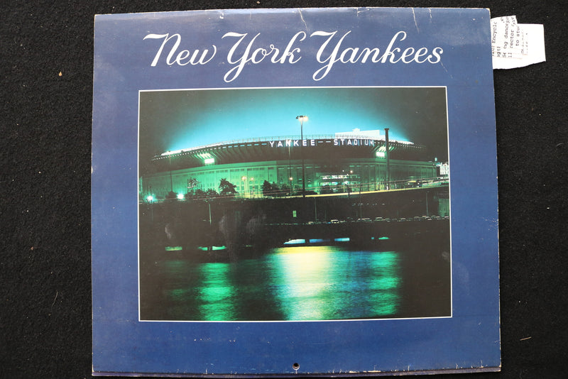 1982 APRIL - 1983 MARCH NEW YORK YANKEES CALENDAR - K 2471