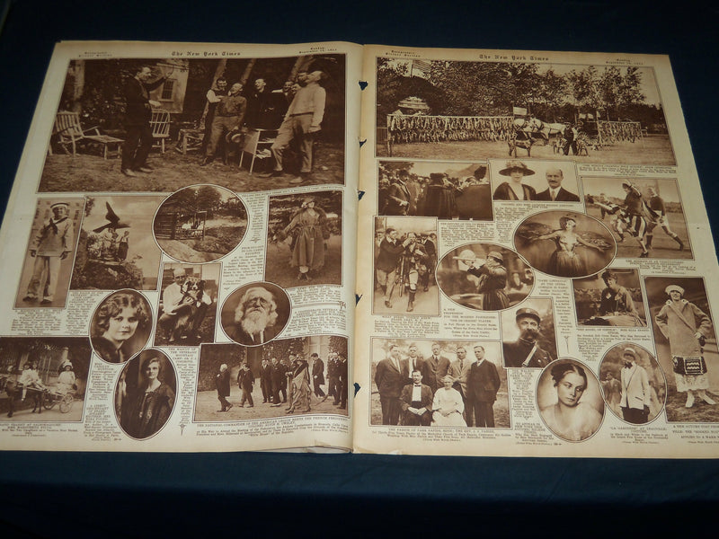 1923 SEPTEMBER 16 NEW YORK TIMES PICTURE SECTION NO. 5 & 6 - GANDHI - NT 8899