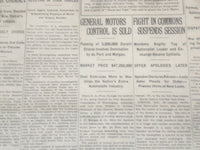 1920 NOVEMBER 23 NEW YORK TIMES - GENERAL MOTORS CONTROL IS SOLD - NT 8463
