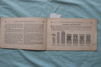 1900'S ARTOY BUILDING BLOCKS CATALOG - NEW CHICAGO SPECIALTY CO. - K 2504