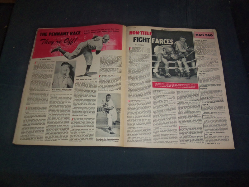 1949 MAY THE NATIONAL POLICE GAZETTE MAGAZINE - EDDIE ARCARO - B 5934