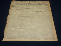 1921 JULY 3 NEW YORK TIMES - DEMPSEY KNOCKS OUT CARPENTIER IN 4TH ROUND- NT 8694