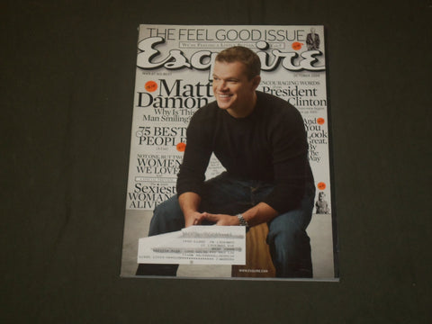 2009 OCTOBER ESQUIRE MAGAZINE - MATT DAMON COVER - B 1949