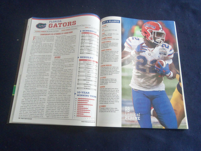 2019 LINDY'S SPORTS MAGAZINE - SOUTHEASTERN COLLEGE FOOTBALL PREVIEW - SP 1220G
