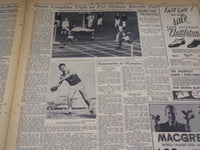1935 AUG 6 NEW YORK TIMES - OWENS COMPLETES TRIPLE, 5 MARKS FALL - NT 1931