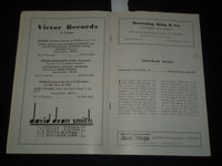 1941-1942 NEW HAVEN SYMPHONY ORCHESTRA FIRST CONCERT PROGRAM - J 5465
