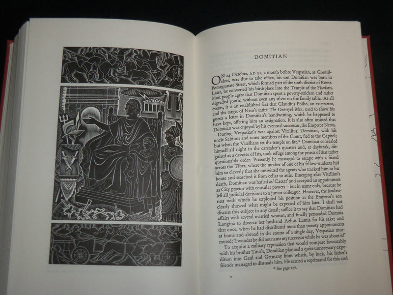 1995 THE TWELVE CAESARS HARDCOVER BOOK BY ROBERT GRAVES W/ SLIPCASE - KD 6915