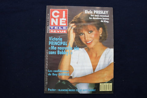 1987 JULY 16 CINE TELE REVUE MAGAZINE - VICTORIA PRINCIPAL COVER - E 12012