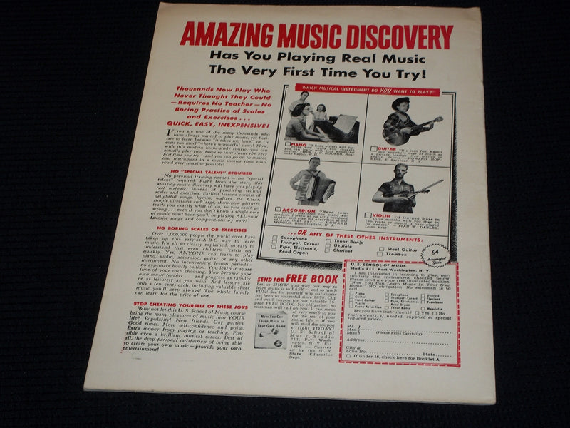 1962 NOVEMBER SONG HITS MAGAZINE - ELVIS PRESLEY FRONT COVER - E 3479