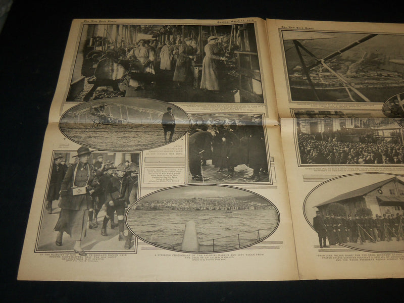 1916 MARCH 12 NEW YORK TIMES PICTURE SECTION - SOUSA - BURROUGHS - NP 5462