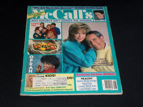 1987 AUGUST MCCALL'S MAGAZINE - L.A. LAW FRONT COVER - E 554