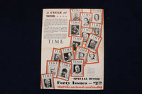 1934 THE MARCH OF TIME - A HISTORY OF TIME MAGAZINE - SOFTCOVER - K 1431