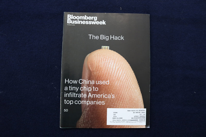 2018 OCT 8 BLOOMBERG BUSINESSWEEK MAGAZINE - THE BIG HACK COVER - E 11743
