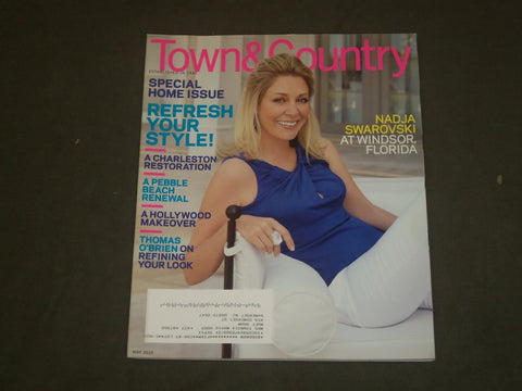 2010 MAY TOWN & COUNTRY MAGAZINE - NADJA SWAROVSKI COVER - B 2353