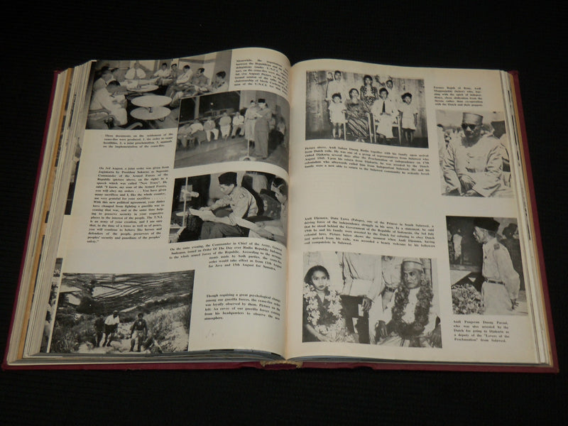 1954 ILLUSTRATIONS OF THE REVOLUTION INDONESIA 1945-1950 HARDCOVER BOOK - R 726Q