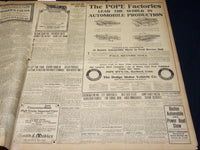 1907 MARCH 9 THE BOSTON HERALD -COUNTESS GOES FROM PALACE TO POOR HOUSE - BH 388