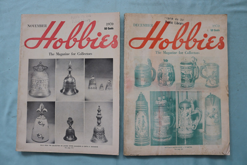 1970 HOBBIES MAGAZINE - COMPLETE YEAR - LOT OF 12 - O 3967