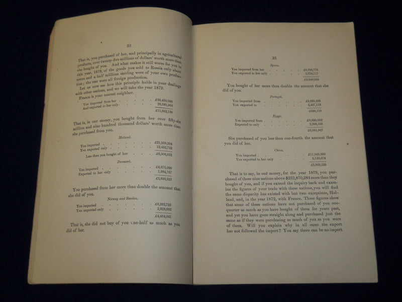1883 AUGUSTUS MONGREDIEN'S APPEAL REPLY BOOK BY THOMAS H. DUDLEY - J 4443