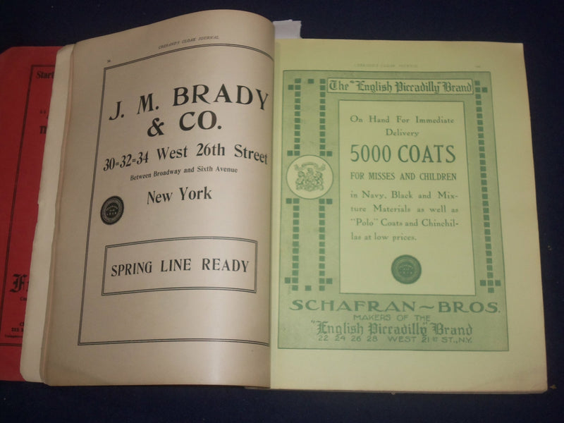 1910 DECEMBER CRERAND'S CLOAK JOURNAL - J 6010