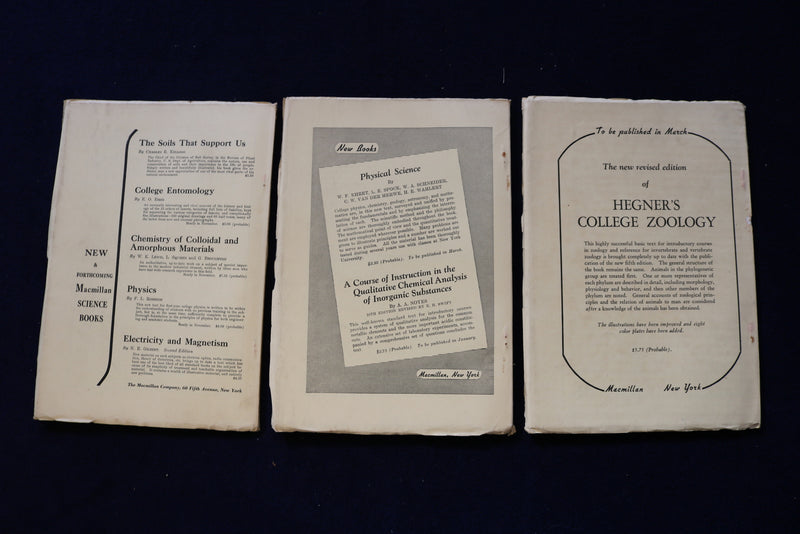 1941-1945 THE SCIENTIFIC MONTHLY MAGAZINE - LOT OF 10 - O 3582
