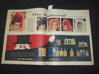 1963 DEC 8 MILWAUKEE JOURNAL THIS WEEK MAGAZINE - FEATHERED FASHIONS - NP 8074