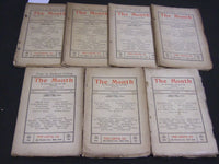 1897 THE MONTH IN LITERATURE ART & LIFE MAGAZINE LOT OF 7 - PORTRAITS - WR 390