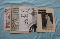 1940'S-1960'S MUSIC THEATRE PROGRAMS AND SOUVENIR BOOKS - LOT OF 51 - O 3720