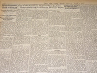 1916 JUNE 9 NEW YORK TIMES NEWSPAPER - TREND TO HUGHES GAINS MOMENTUM - NT 8609