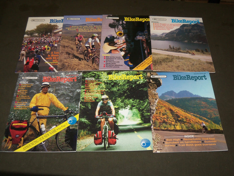1985-1994 BIKE REPORT MAGAZINE LOT OF 69 ISSUES - NICE COVERS - O 3213