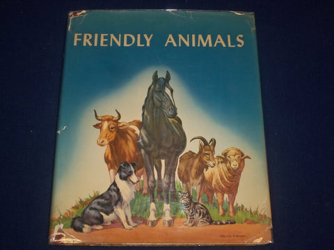 1947 FRIENDLY ANIMALS BOOK BY KARL SCHMIDT - GREAT ILLUSTRATIONS - KD 3162