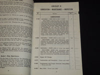 1956-1958 DODGE CAR & TRUCKS SERVICE OPERATIONS TIME SCHEDULE LOT OF 4 - J 8086