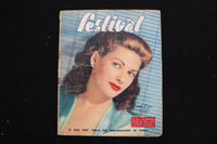 1954 FESTIVAL MAGAZINE - YVONNE DE CARLO COVER - E 25951