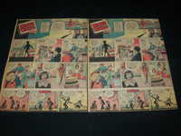 1963 NY DAILY SUNDAY NEWS BABE RUTH COLORING COLLEGE COMICS LOT OF 3 - NP 5384