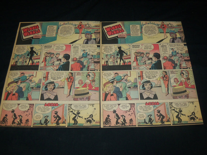 1963 NY DAILY SUNDAY NEWS BABE RUTH COLORING COLLEGE COMICS LOT OF 3 - NP 5384