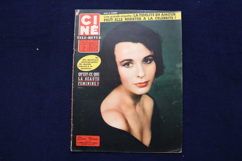 1959 APRIL 17 CINE TELE-REVUE MAGAZINE - CLAIRE BLOOM-PAT BOONE COVER - E 22026