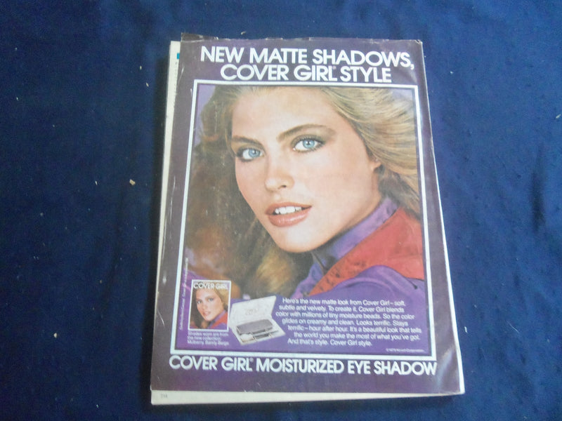 1979 OCTOBER MADEMOISELLE MAGAZINE - GREAT COVER MODEL, FASHION & ADS - B 4165H