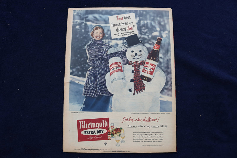 1955 FEBRUARY 13 NY MIRROR MAGAZINE - ANN BAKER COVER - E 22555