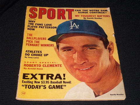 1965 MAY SPORT MAGAZINE - SANDY KOUFAX COVER - E 252