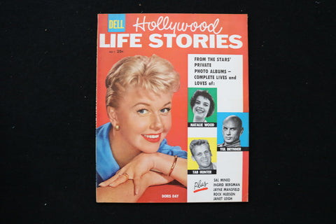 1957 HOLLYWOOD LIFE STORIES MAGAZINE - DORIS DAY COVER - E 24160