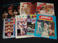 1975-1995 PHILADELPHIA PHILLIES SCORECARD MAGAZINE LOT OF 10 - O 3296