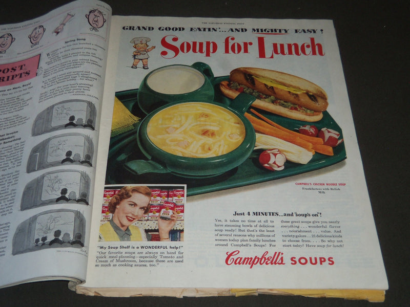1953 APRIL 18 THE SATURDAY EVENING POST MAGAZINE - ILLUSTRATED COVER - SP 1959
